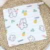 Cotton Baby Burp Cloth Soft and Breathable Newborns Washcloth for Teething Time Gentle Skin Care 30x30cm