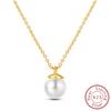 Copper Metal Chain Necklace Angel Wing Butterfly Pearl Heart Cross Necklace Designed For Women Trendy Fashion Simple Neck Chain High Quality Fine