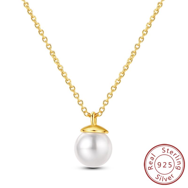 Copper Metal Chain Necklace Angel Wing Butterfly Pearl Heart Cross Necklace Designed For Women Trendy Fashion Simple Neck Chain High Quality Fine