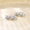 CAOSHI Silver Color Cat Stud Earrings Dainty Animal Pet Earrings for Women Piercing Girls Accessories Fancy Gift Fashion Jewelry