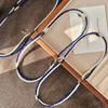 Vintage High Quality Natural Lapis Lazuli Artificial Crystal Pearl Double Clavicle Chain Necklace Sweater Chain