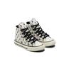 Converse 1970s Vintage Print High Top Canvas Shoes Kids Sneakers Off-White Black 372743C
