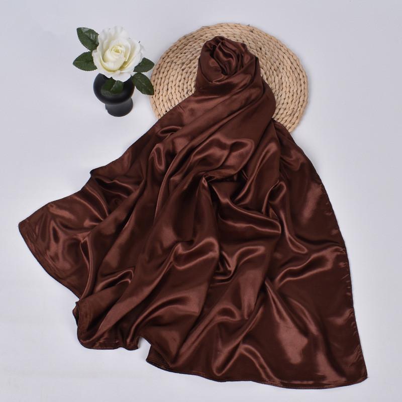 90cm Silk Scarf Scarftop Headwraps For Woman Fashion Four Seasons Hair Accessories Hijab Foulard Bandana Femme Headscarf