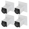 4pcs Wearresistant Aluminium Alloy Furniture Leg Square Silver Sofa Leg Adjustable Cabinet Foot Wardrobes