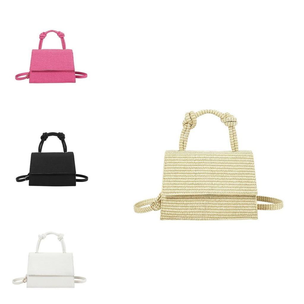 Stylish Grid Pattern Handbag 2024 Spring Collection High-grade Small Square Bag