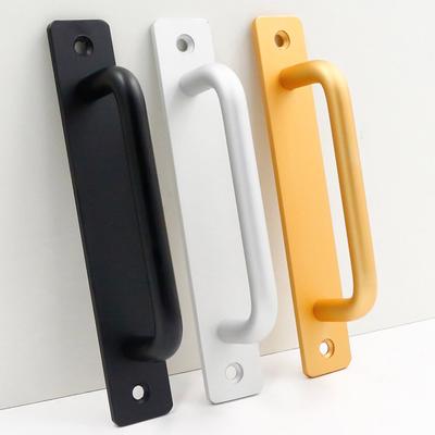 Poignée de Porte Coulissante Alliage d'Aluminium Tirer Pousser Poignée de Porte en Bois Porte de Grange Coulissante Porte de Toilettes Tirettes Poignées de Fenêtre Quincaillerie