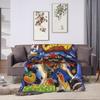 Crashs Bandicoots Flannel Blankets Warm Soft Throw Blanket for Home Decor Travel Graphic Bedspread Sofa Bed Cover