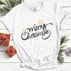 Top da Donna in Cotone Natale Coquette Stampa Fiocco High Street Moda Trendy Pullover Magliette da Donna