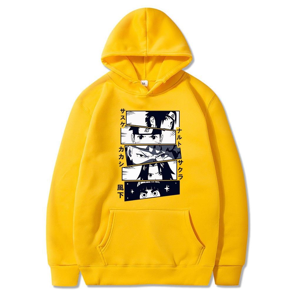 Sweater Naruto Print Hooded Sweater for Men and Women