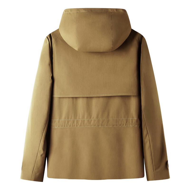 Shanshan Men's Detachable Hood Windproof Jacket