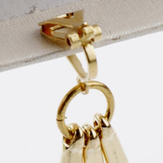 Women Hanging Earrings Solid Color Simple Long-lasting Lady Hook Earrings Female Jewelry