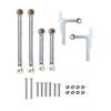 Durable Metal Tie Rod Ball Joint Chassis Push Rod Set for Tamiya CC01 RC Crawler Car Modification Parts
