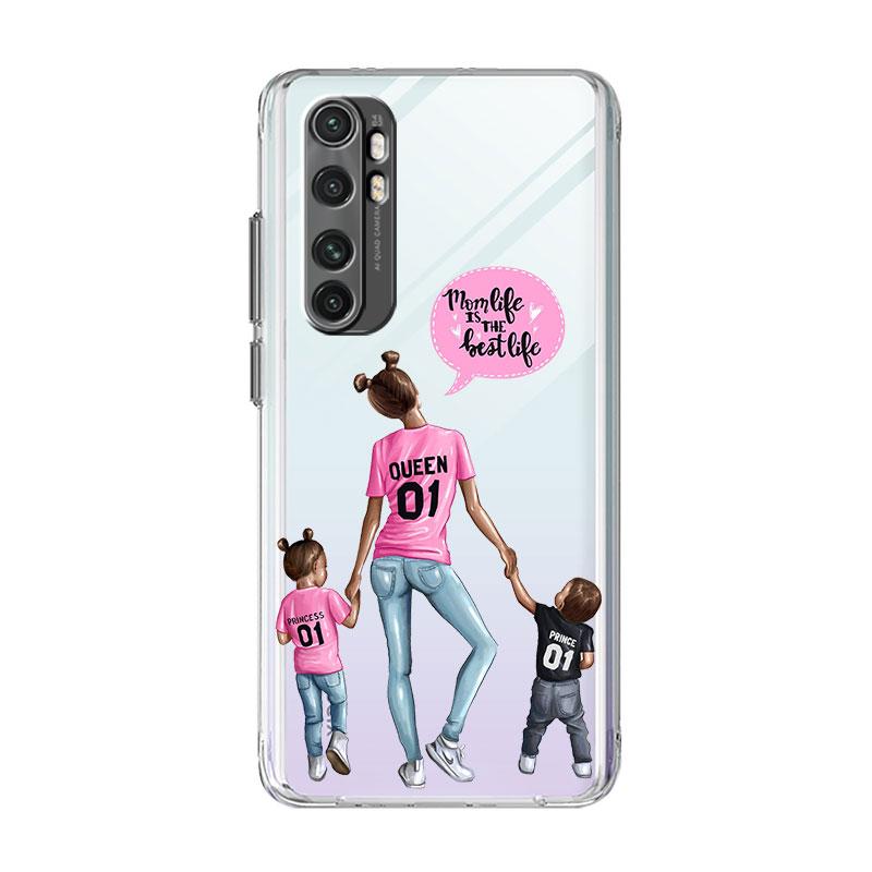 

Чехол-чехол для Xiaomi Mi 9T 12 11 Lite Note 10 Lite 11T 11X 10T 5G 12X Poco M3 X3 Pro, силиконовый бампер для маленьких мам, девочек, пап, супер Poco F3