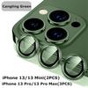 3PCS Camera Lens Protector For iPhone 17 Pro Max 17Pro 17Air Metal Ring Protector Glass For iPhone 14 15 16 ProMax Camera Lens