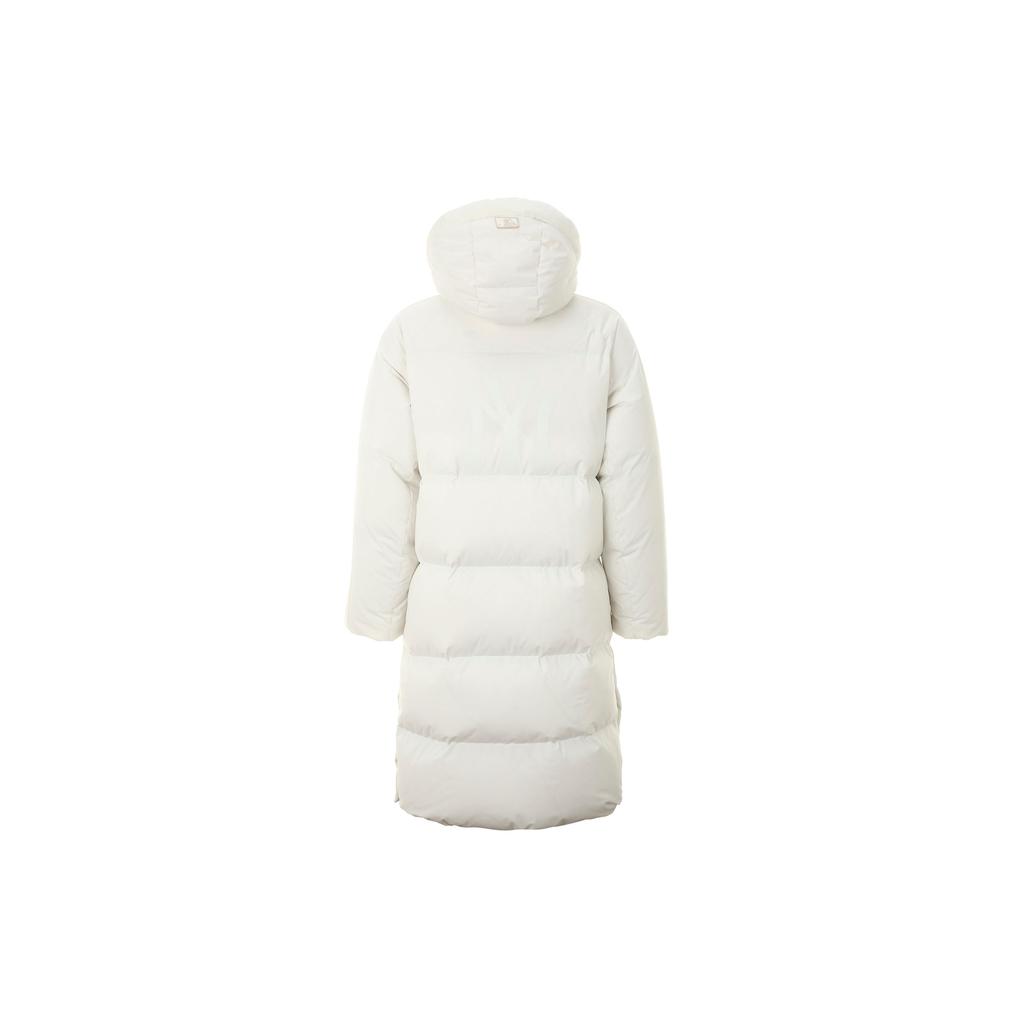 MLB New York Yankees Small Logo Embroidered Long Sports Hooded Down Jacket Unisex Jacket Ivory 31DJS2961-50I