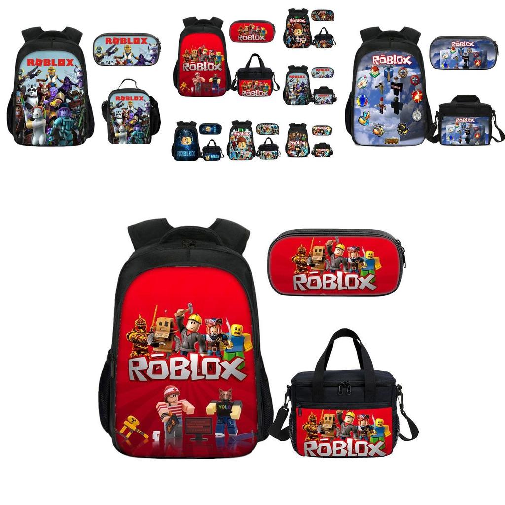 Roblox Backpack Set 3 Pieces For Travel Sports And More