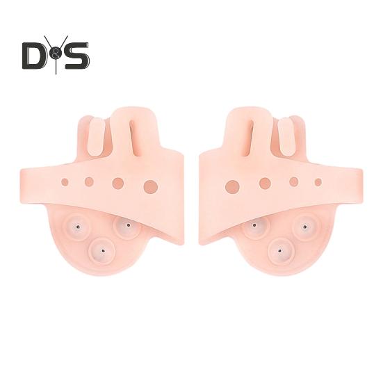 1 Paar Zehentrenner aus Silikon für Frauen, Zehenspreizer, Pads zur Linderung von Fußschmerzen bei Ballenzehen, Plantarfasziitis, atmungsaktiv, rutschfest, unterstützend, für den Ballen