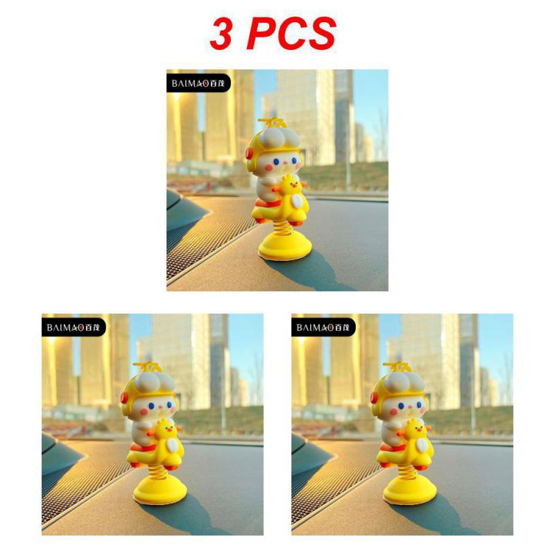1~5PCS Car Dashboard Decor Exquisite Comfortable Powerful Creative Fashion Car Decoration Pull Rocking Shaker