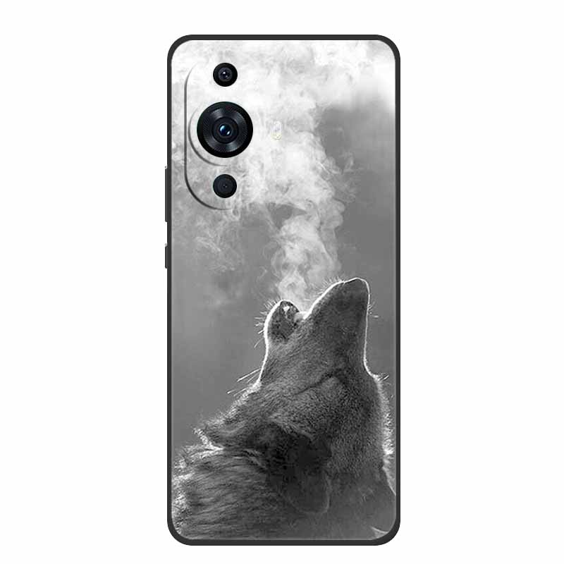 For Huawei Nova 12s Case Popular Black Silicone Soft Back Cover Case For Huawei Nova 12s Phone Case Cover Nova12s 12 s Funda 6.7
