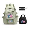 Peripheral Schoolbag Three-Piece Set, Primary And Secondary School Students Backpack, Children'S Lunch Bag, Pencil Bag