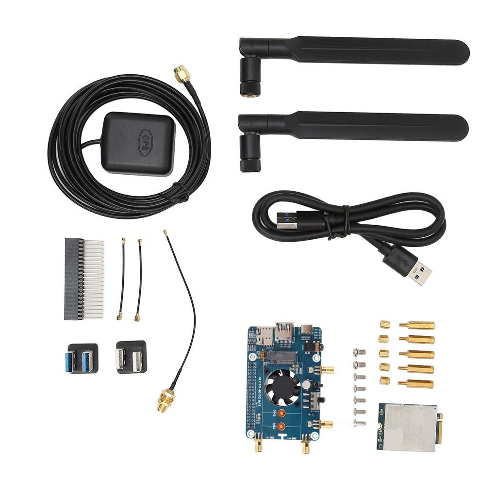 Dual Antennas LTE Cat 6 Expansion Board Multiple Country Band GNSS Positioning LTE A Expanding
