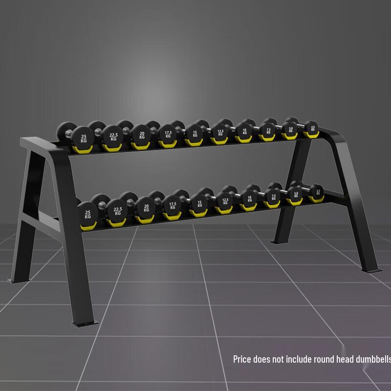 Jinlishuo Double-Layer 10-Pair Dumbbell Storage Rack