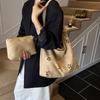 Niche Premium Velvet Bread Retro New Large-capacity Shoulder Bag Underarm Bag Casual Versatile Commuter Tote Bag