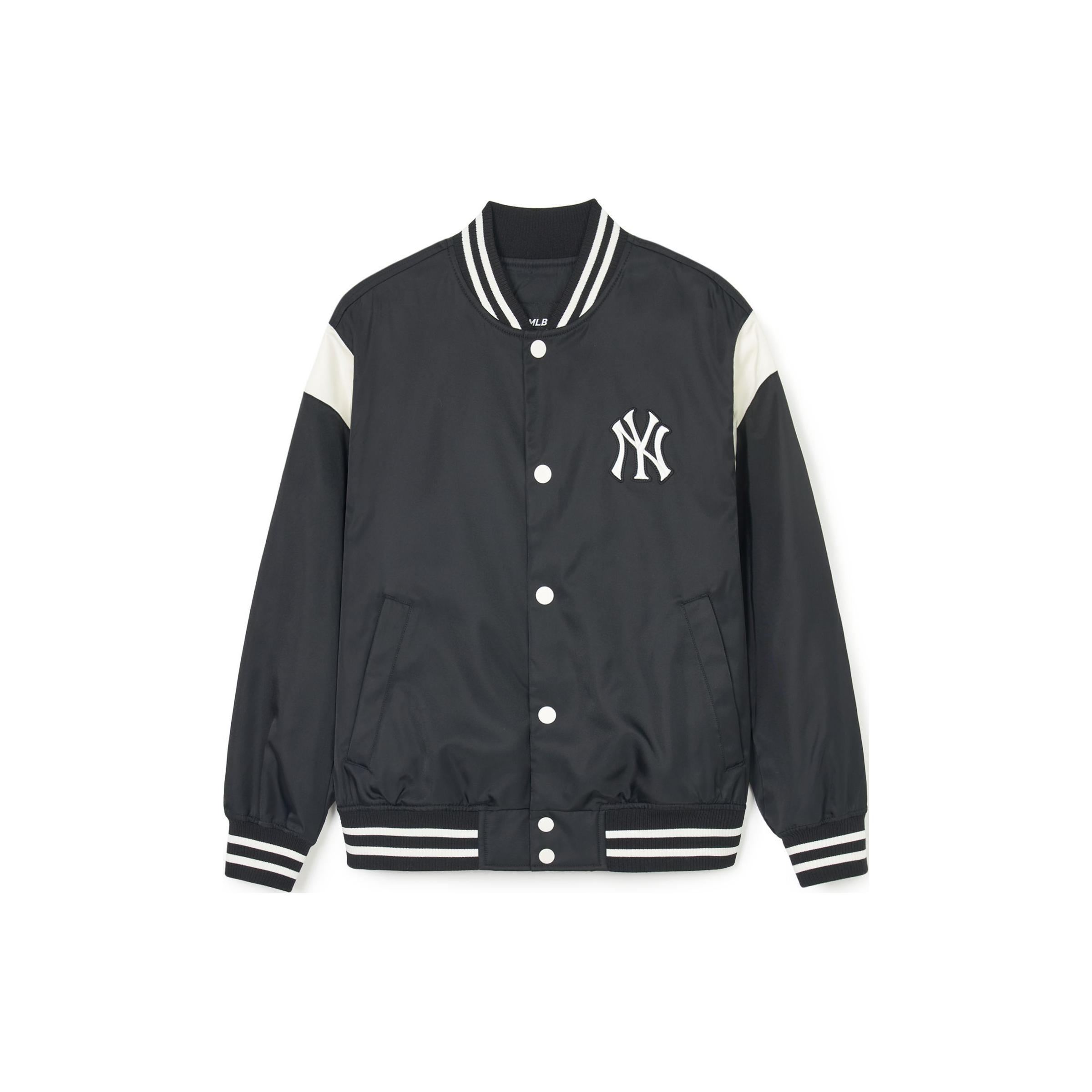 MLB SS24 New York Yankees Baseball Jacket Unisex Black 3AJPV0641-50BKS M