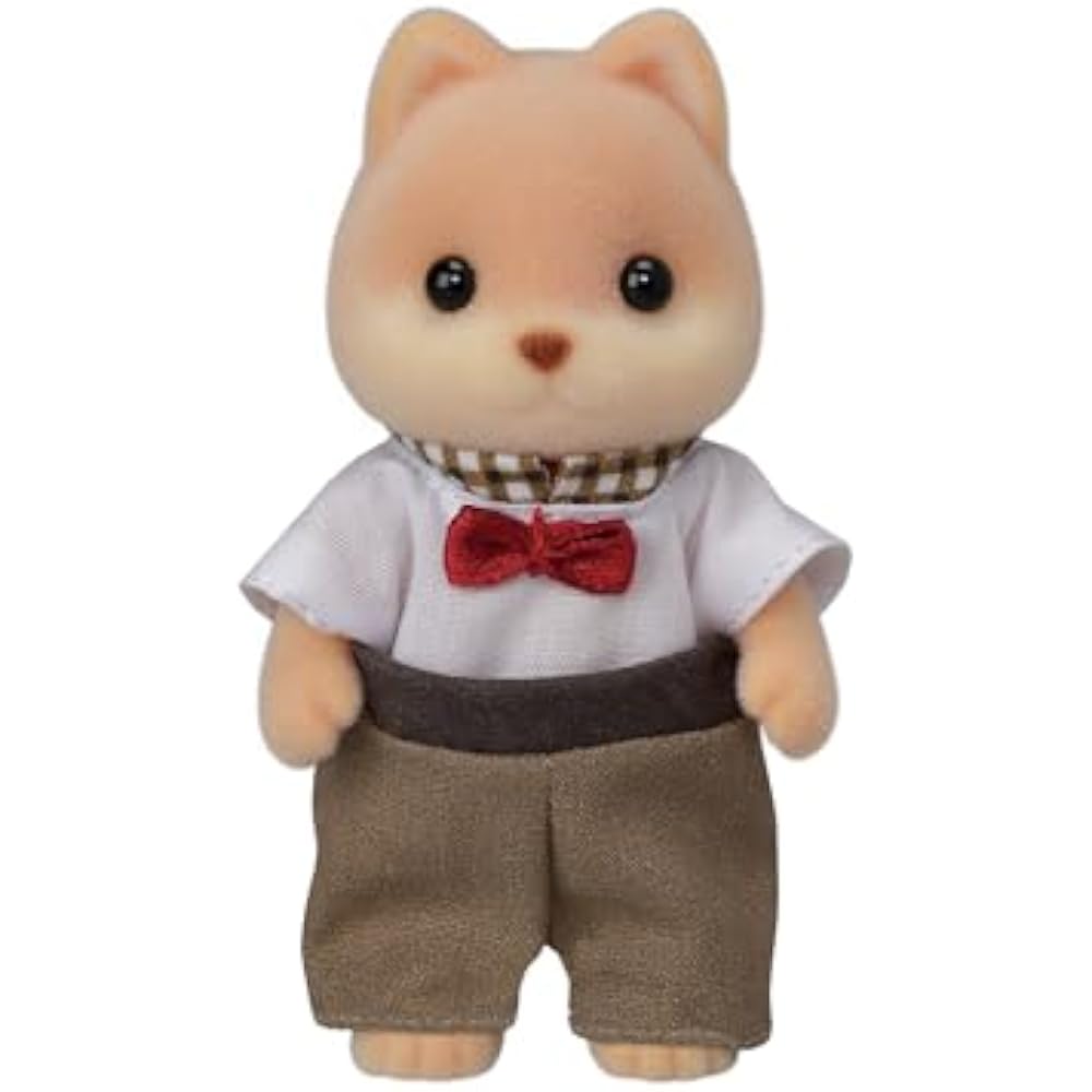 Sylvanian Families Doll [Caramel Dog Family] FS-35 ST Mark Certified Toy Doll House for Ages 3 An...