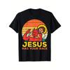 Jesus Has Your Back Jiu Jitsu Retro Christian Unisex T-Shirt