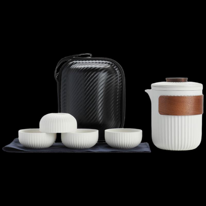 Portable Chinese Ceramic Travel Tea Set