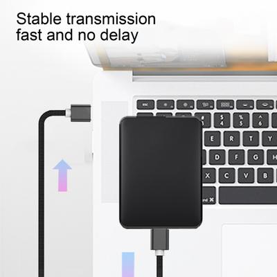 2A Super Speed Male To Male Data Dual-head USB2.0 Extension Cable Cord for Mobile Hard Disk