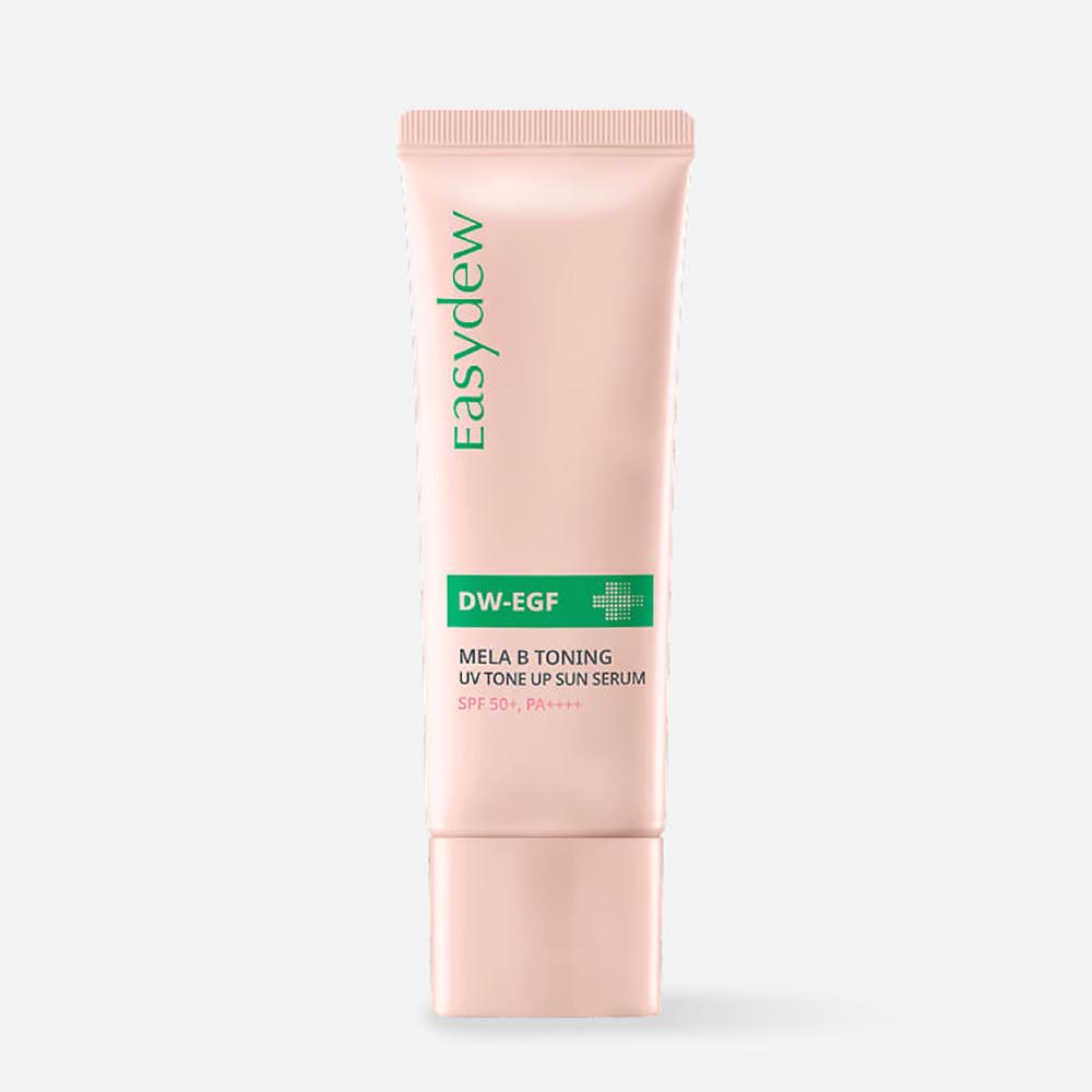 Easydew DW-EGF Mela B Toning UV Sun Serum 2x 30ml (Tube Type) spf protection tone-up, Korean 40ml