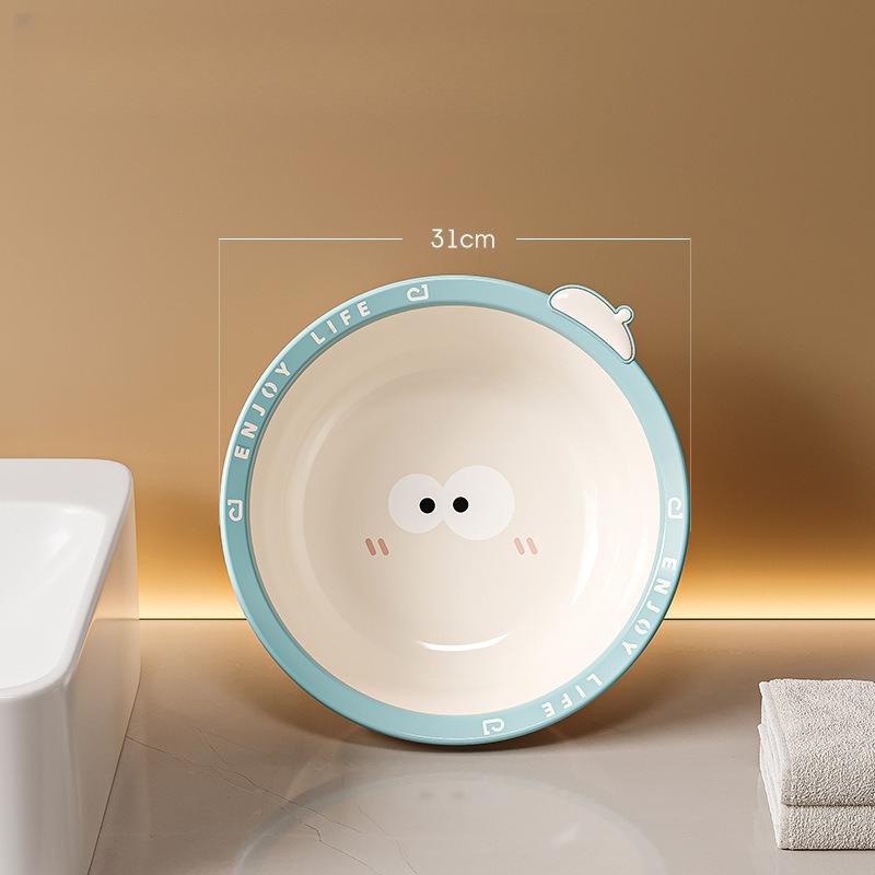 Washbasin Student Dormitory Children s Laundry Basin Household Plastic Basin Thickened Durable Cartoon Cute