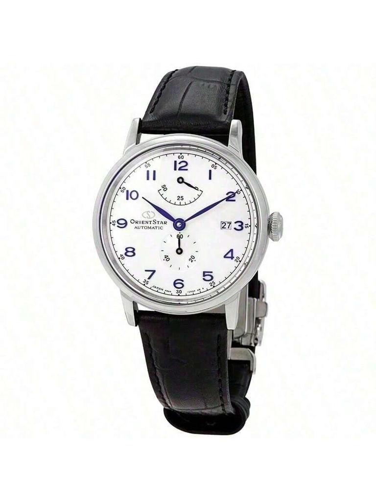 orient Heritage Men's Fashionable Genuine Leather Strap Mechanical Automatic Watch RE-AW0004S00B