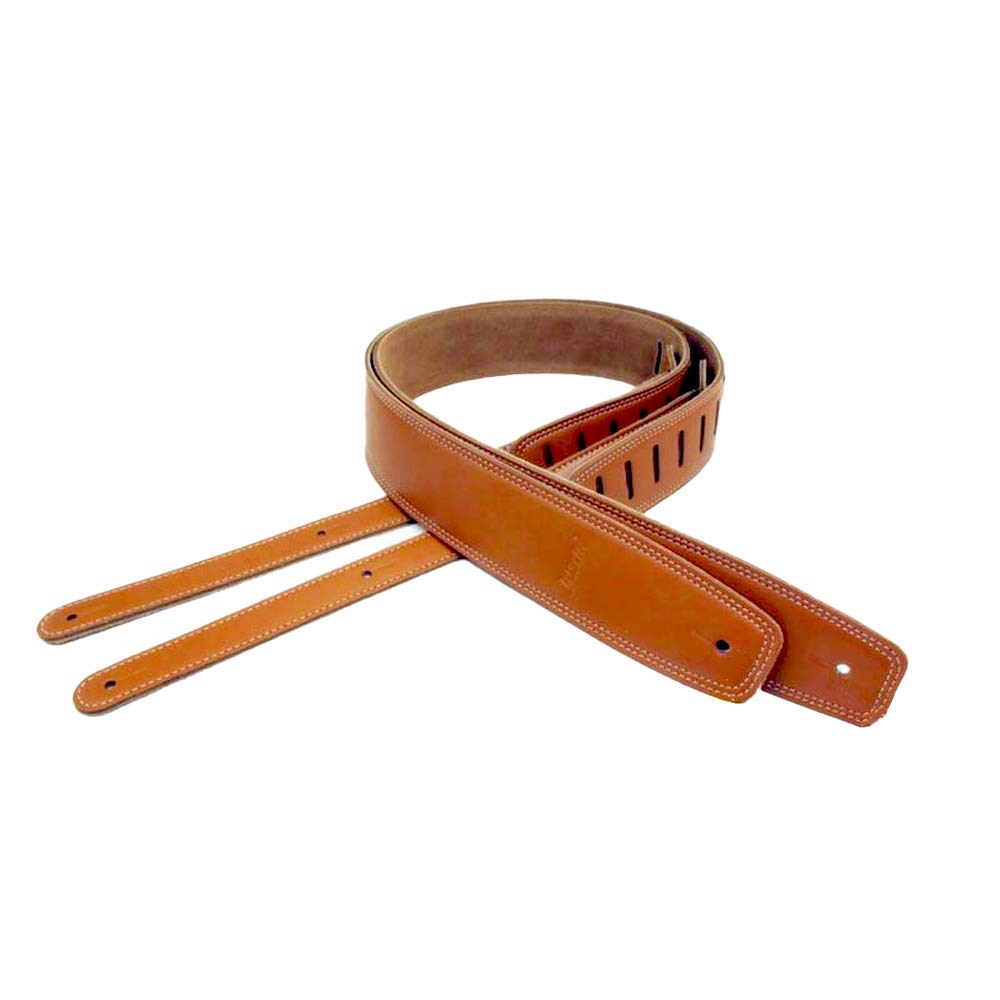 

fieldlabo Cowhide Leather Guitar Strap for Electric Guitar, Acoustic Guitar, and Bass. Soft and supple, it develops a unique character with use