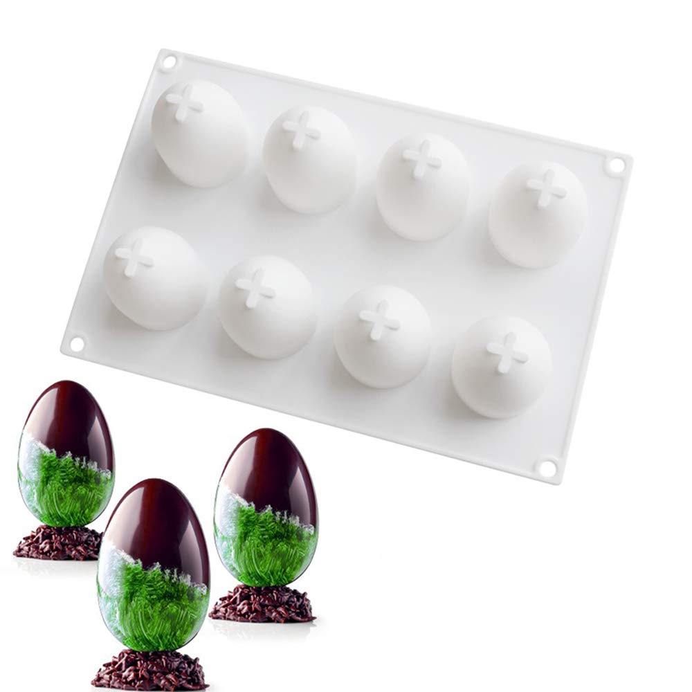 Egg Type DIY Cake Mold Silicone Mold Silicone Cake Mold Mold for Mousse Cake Fondant Craft Baking Mold