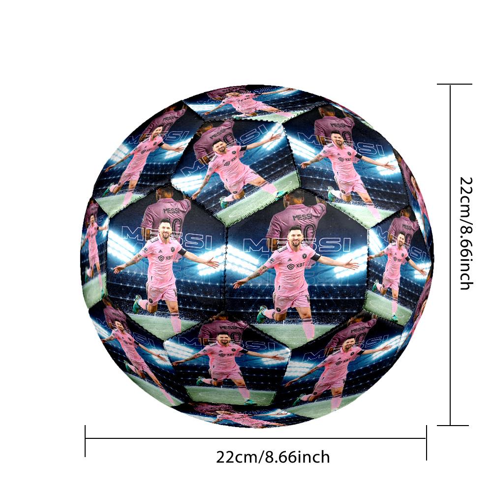 Messi 10 Number Soccer Player Size 5 Soccer Ball Machine Sewn Indooroutdoor Training And Matches Unique Gift For Soccer Lovers