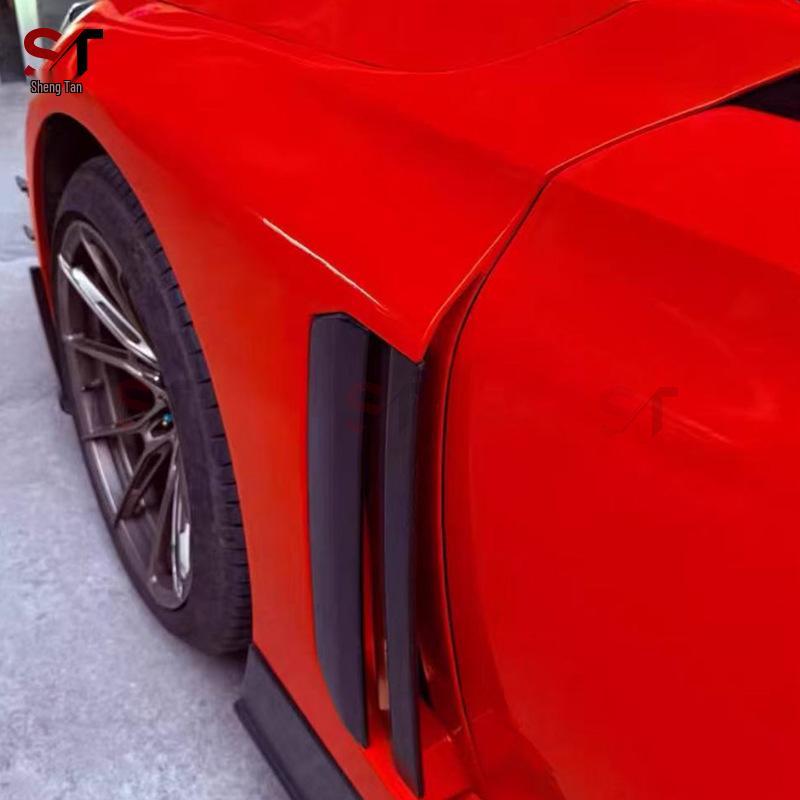 BMW M2 G87 Carbon Fiber V Style Fender Side Skirts & Mud Flaps Kit