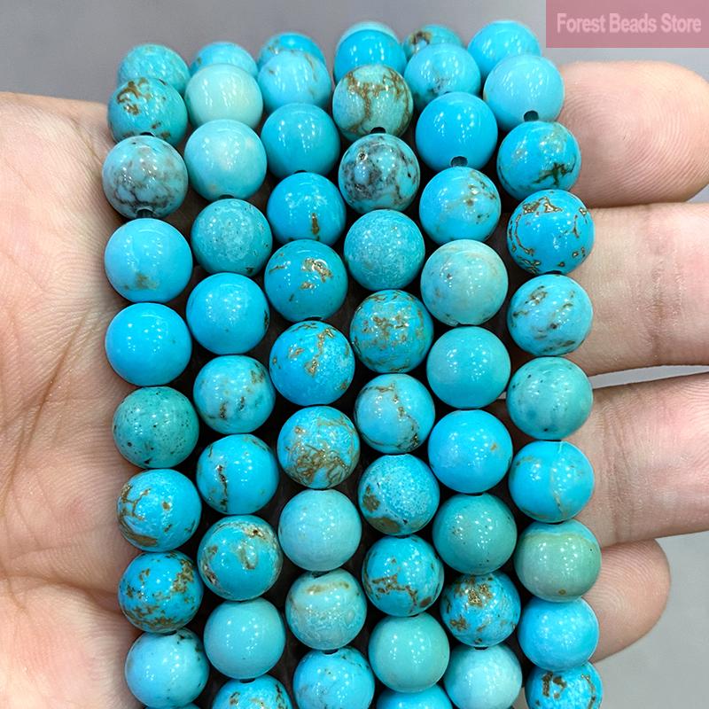 Natural stone Beads Blue Tiger Eye Round Loose Beads Diy Charm Bracelet Earrings for Jewelry Making 15" Strand 4/6/8/10/12/14mm