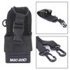 1 Set Two Way Radio Case With Adajustable Shoulder Strap Nylon Walkie Talkie Holder Pouch Bag For Uv-5R Bf-888S