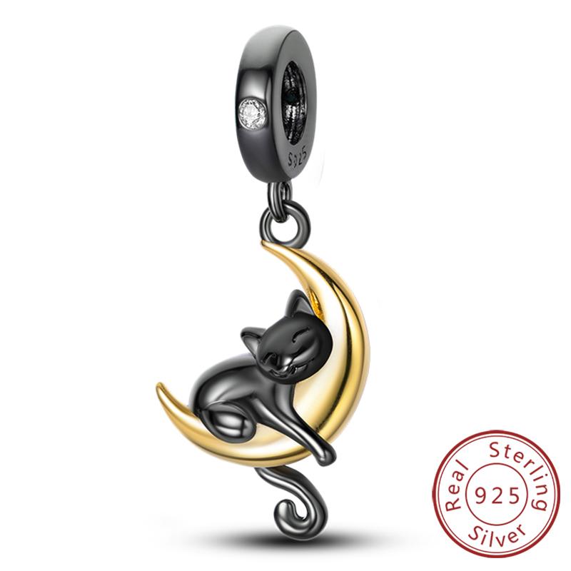 Charms Copper Dog Cat Paw Print Love Pets Charms Beads Fit Original Bracelets Necklaces Pendant Women Diy Jewelry