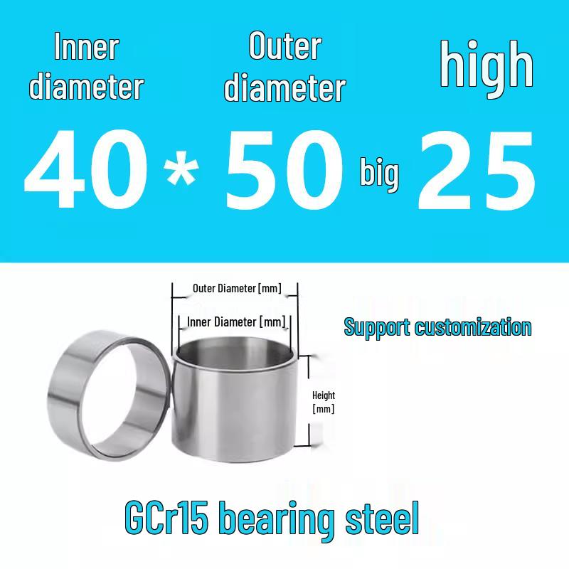 Steel Shaft Sleeve: Inner Diameter 30, Outer Spacer 48/50, Wear-Resistant for Removal and Guide Applications (Inner 35/37/38).