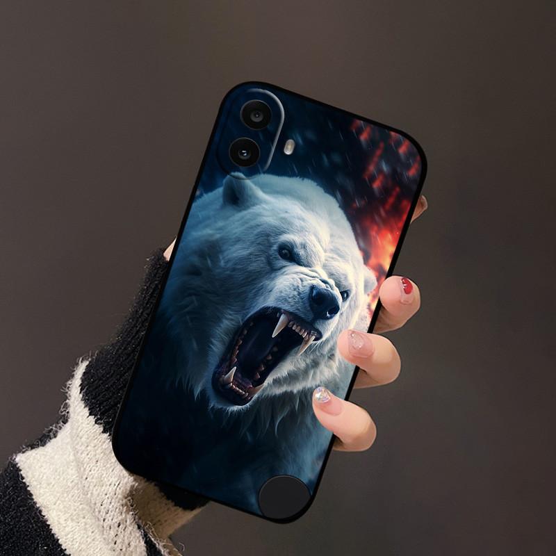 Pro Nothing CMF Phone 1 Pouzdro Zvířata TPU Měkký Silikonový Zadní Kryt Pouzdra na Telefon pro Nothing CMF Phone1 one Nárazuvzdorné Cool funda