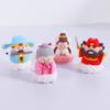 Resin God of Wealthy Statue Cartoon Desktop Decoration Guanyin Creative Crafts  Gift