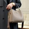Winter New Versatile Large Capacity Handbag, Simple Top Layer Cowhide Shoulder Crossbody Bag, Genuine Leather Women's Bag