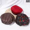 Hotel Bakey Cafe Cotton Chef Berets Mesh Patchwork Work Wear Hats Waiter Caps