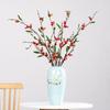 Long Branch Artificial Pomegranate 10-Fruit Foam Berry Pomegranate Fruit Branch Realistic Plastic Artificial Fruit Branch