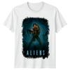 Alieni (1986) T-shirt Unisex Ispirata a Poster di Film Maglietta Retrò Anni '80