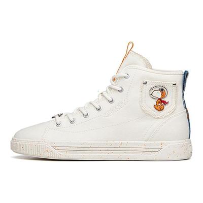 Zapatillas Deportivas de Caña Alta 'Blanco' Serie Skateboarding Snoopy para Mujer 922138604-1